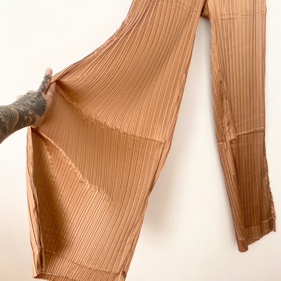 Andrea Iyamah Linea pants in toffee - Picture 7 of 11